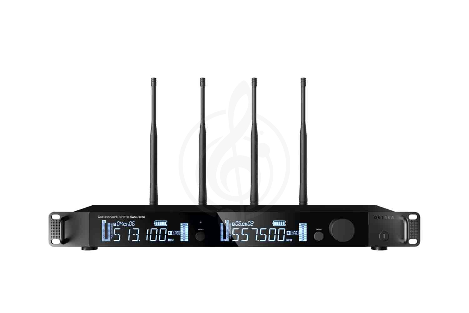 Радиосистема с ручным передатчиком Октава OWS-U2200HD01L01-B - Двухканальная радиосистема - фото 8