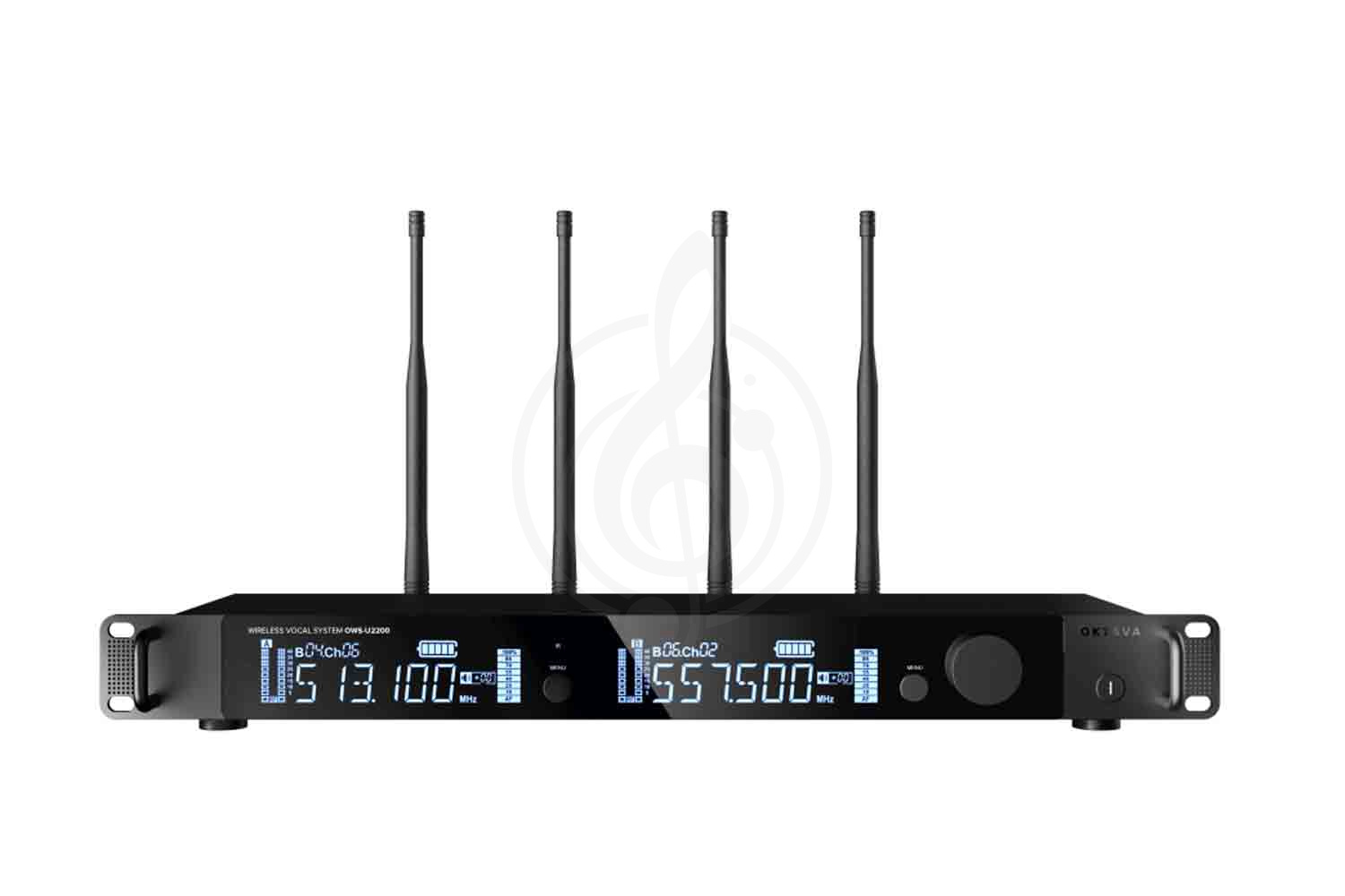 Радиосистема с ручным передатчиком Октава OWS-U2200HD01L02-B - Двухканальная радиосистема - фото 8