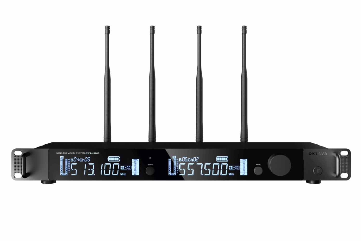 Радиосистема с головным микрофоном Октава OWS-U2200HD01L02В-B-PRO - Двухканальная радиосистема - фото 1