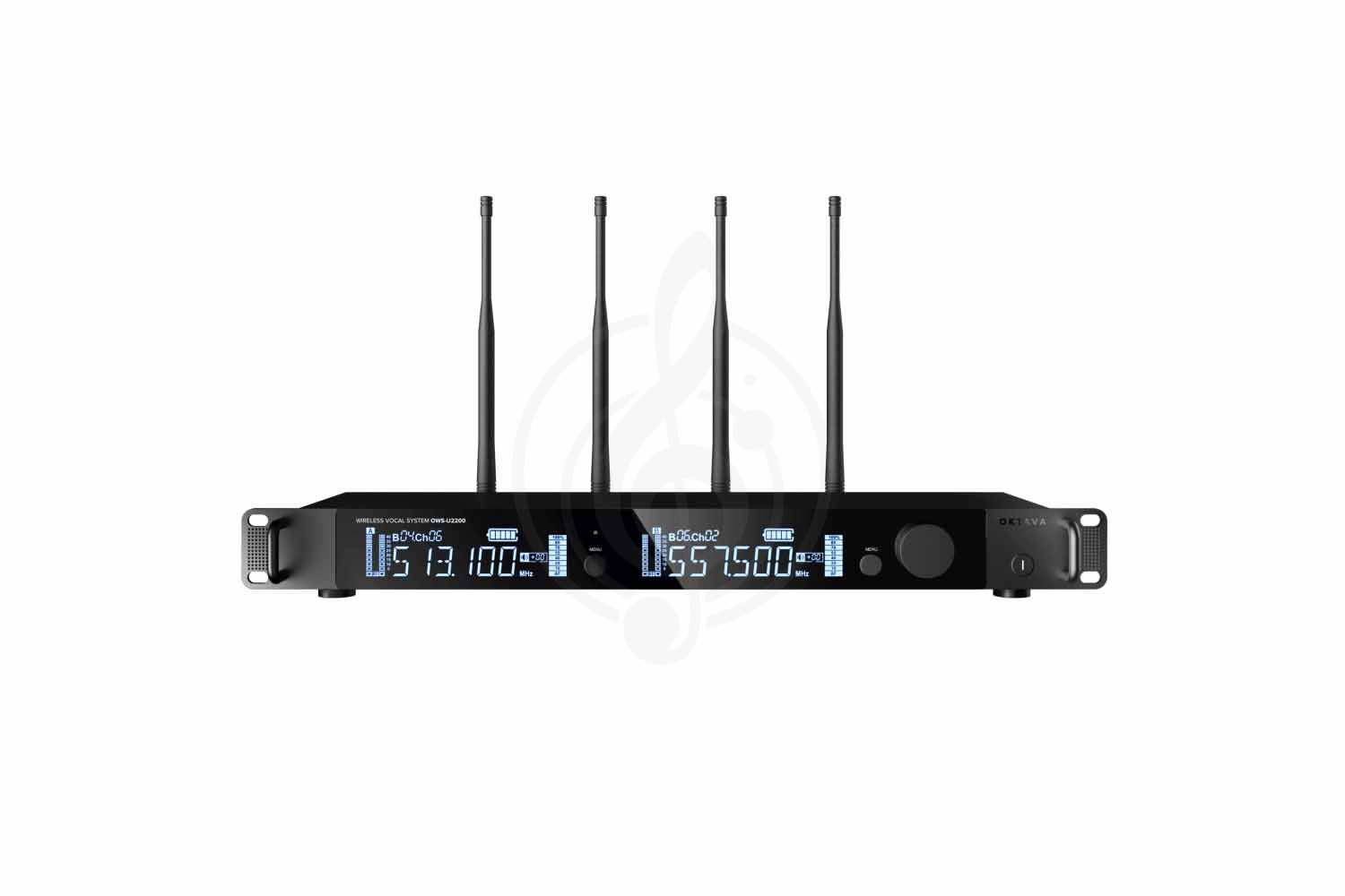 Радиосистема с петличным микрофоном Октава OWS-U2200L01-B-PRO - Двухканальная радиосистема - фото 6