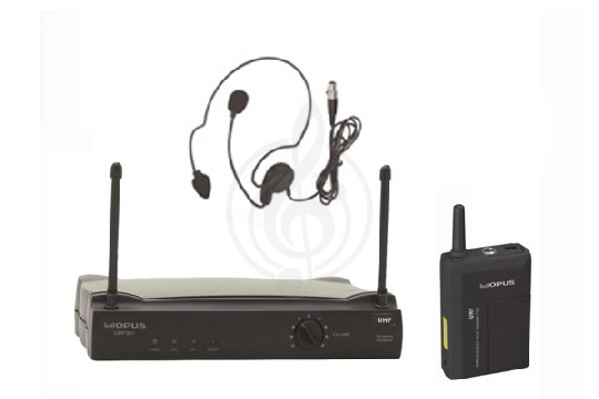 OPUS UHF 301HS радиосистема головная с 1 микрофоном, частота 730-840 MHz, пластиковый кейс - фото 1 Радиосистема с головным микрофоном OPUS UHF 301HS радиосистема головная с 1 микрофоном, частота 730-840 MHz, пластиковый кейс - фото 1