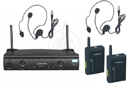 OPUS UHF-302HS радиосистема головная с 2 микрофонами, частота 730-840 MHz, пластиковый кейс(420X320) - фото 1 Радиосистема с головным микрофоном OPUS UHF-302HS радиосистема головная с 2 микрофонами, частота 730-840 MHz, пластиковый кейс(420X320) - фото 1