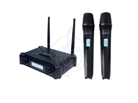OPUS UHF-922 - Радиосистема многоканальная 2 ручных микрофона - фото 1 Радиосистема с ручным передатчиком OPUS UHF-922 - Радиосистема многоканальная 2 ручных микрофона - фото 1