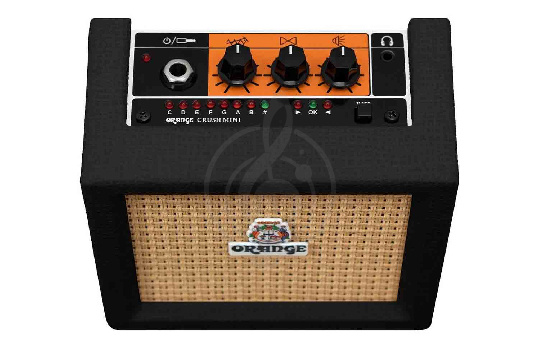 Комбоусилитель для электрогитары ORANGE Crush MINI BK - Автономный гитарный мини-комбо - фото 1