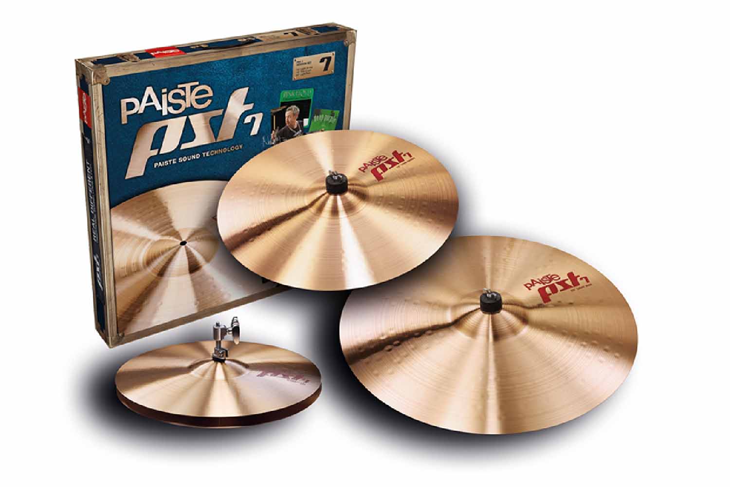 Комплект тарелок Paiste PST 7 Session Set - Комплект тарелок - фото 1