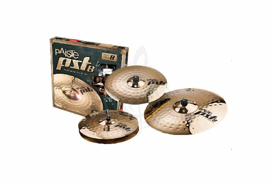 Комплект тарелок Paiste PST 8 Universal Set - Комплект тарелок - фото