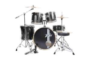Изображение Peavey PV 5PC Drum Set - Black - Барабанная установка