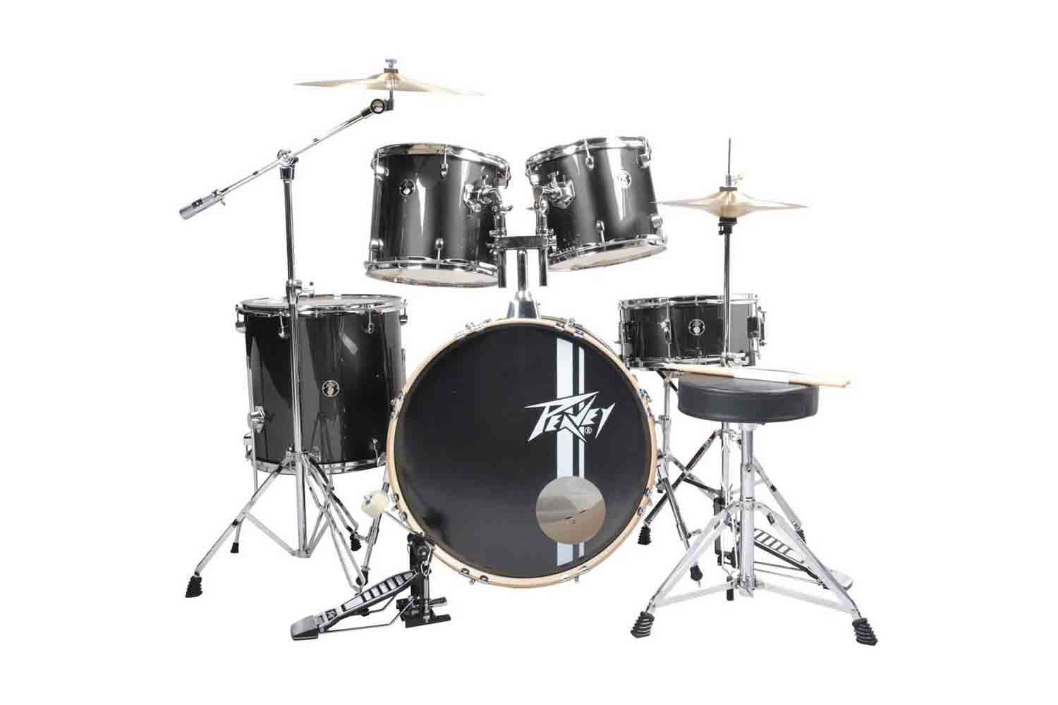  Peavey PV 5PC Drum Set - Black - Барабанная установка - фото 1