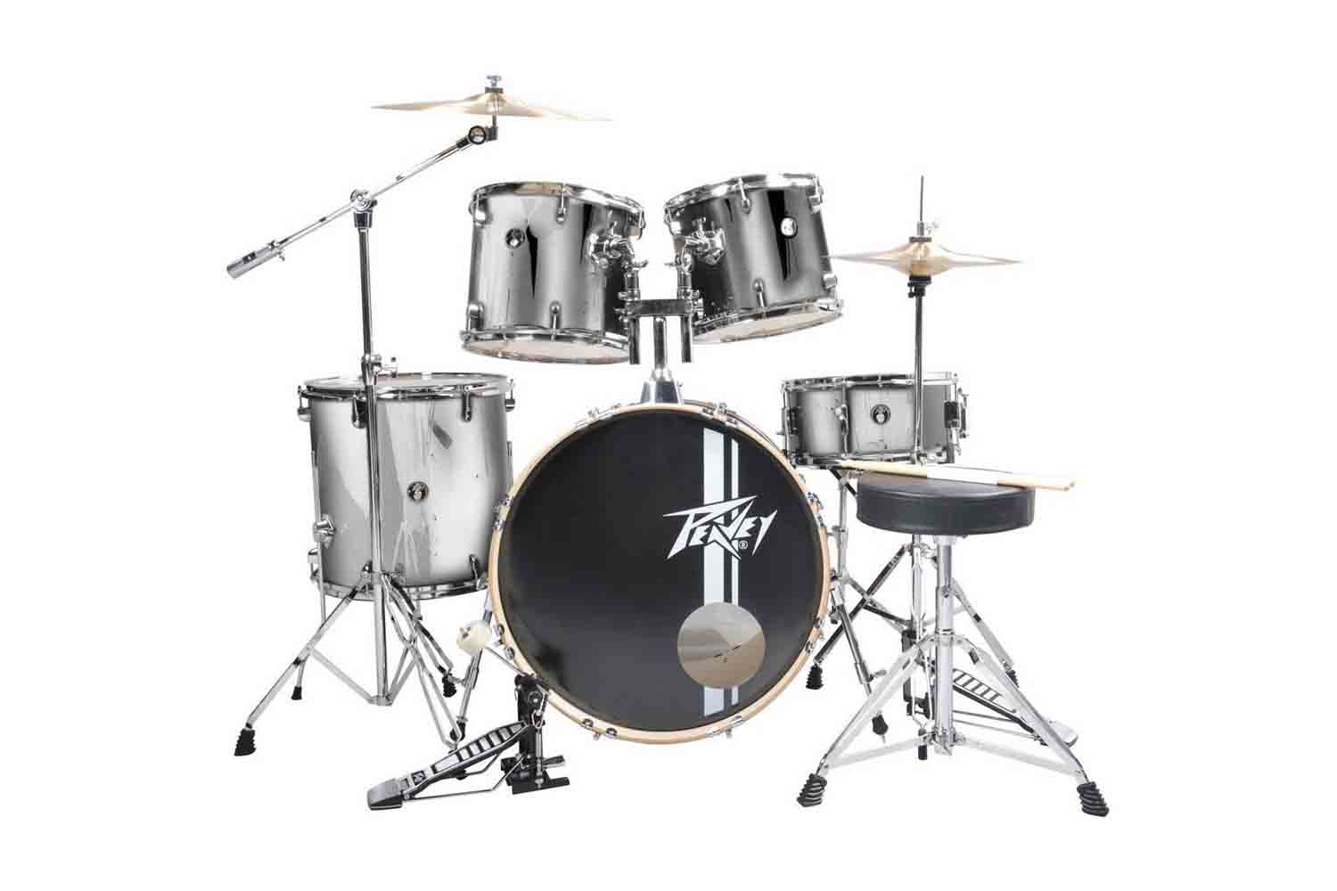 Peavey PV 5PC Drum Set Silver - Барабанная установка - фото 1