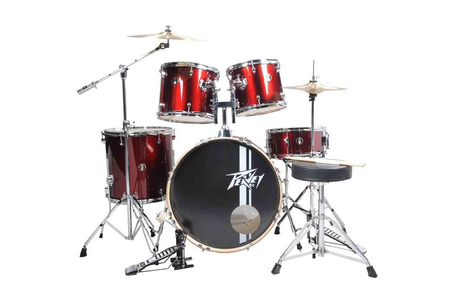  Peavey PV 5PC Drum Set Wine Red - Барабанная установка - фото 1