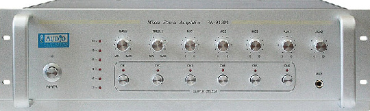 PROAUDIO PA-913M -Трансляционный микшер-усилитель, выходной трансформатор 100/70 В, мощность 130 Вт, - фото 1 Трансляционный усилитель мощности PROAUDIO PA-913M -Трансляционный микшер-усилитель, выходной трансформатор 100/70 В, мощность 130 Вт, - фото 1