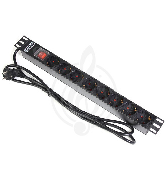USB/DMX интерфейс PROAUDIO PDU-8S Блок силовых розеток c креплением в рэк - фото 1