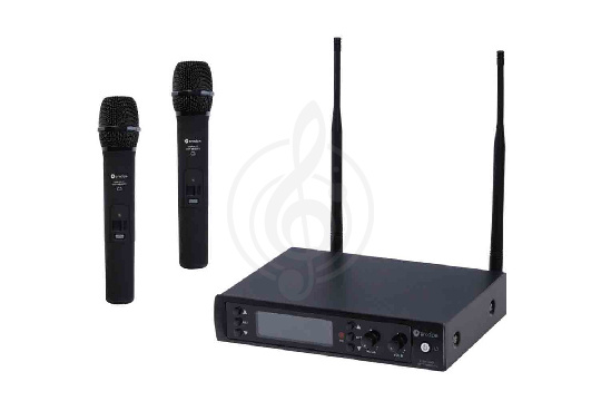Prodipe DSP-DUO-UHF-M850/F5 - Беспроводная микрофонная система - фото 1 Радиосистема с ручным передатчиком Prodipe DSP-DUO-UHF-M850/F5 - Беспроводная микрофонная система - фото 1
