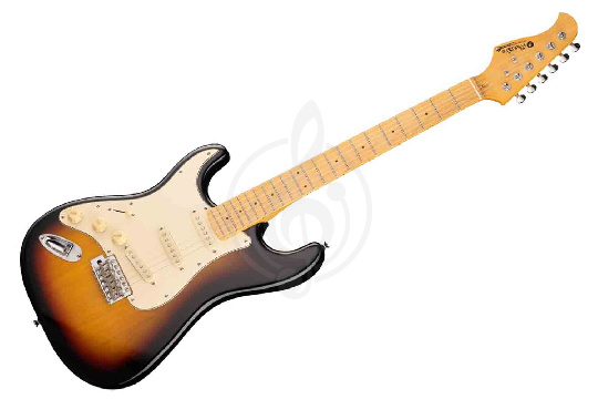 Электрогитара Stratocaster Prodipe JMFST80LHMAS - Электрогитара ST80 LH MA леворукая, санберст - фото 1