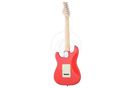 Электрогитара Stratocaster Prodipe JMFSTJUNIORFR - Электрогитара ST Junior уменьшенная, красная, с чехлом - фото 4