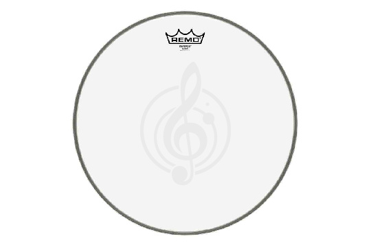 Пластик для бочки REMO BB-1322-00 EMPEROR 22`` CLEAR BASS двойной прозрачный пластик - фото 1