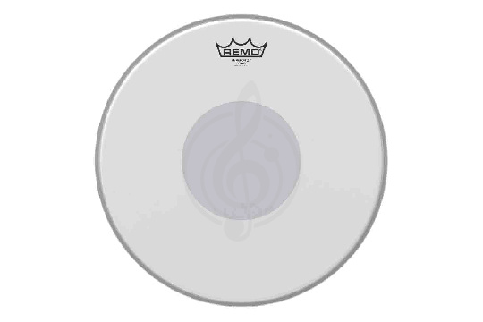 Пластик для рабочего Remo EMPEROR 14" coated BX-0114-10 - двойной матовый пластик для малого барабана с демпфером - фото 1
