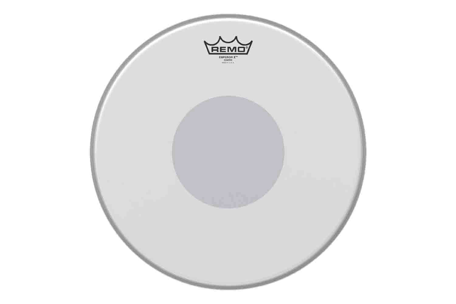 Пластик для рабочего Remo EMPEROR 14" coated BX-0114-10 - двойной матовый пластик для малого барабана с демпфером - фото 1