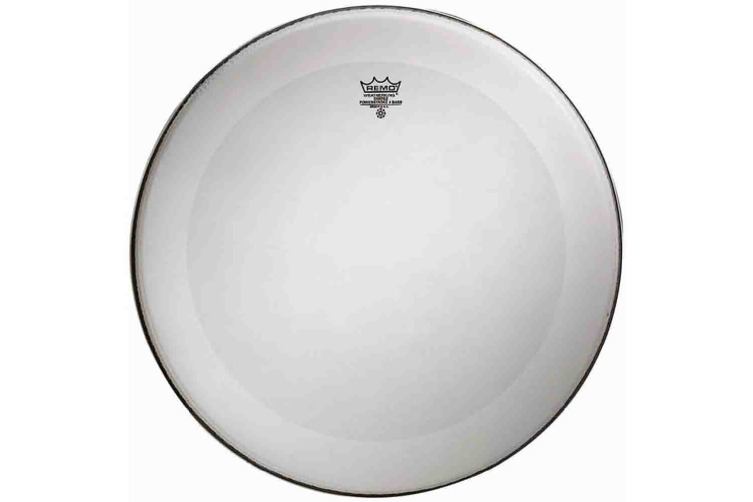 Пластик для бочки REMO P4-1122-C2 POWERSTROKE 4 22" COATED BASS WITH FALAM - Двойной пластик для бас-барабанов - фото 1