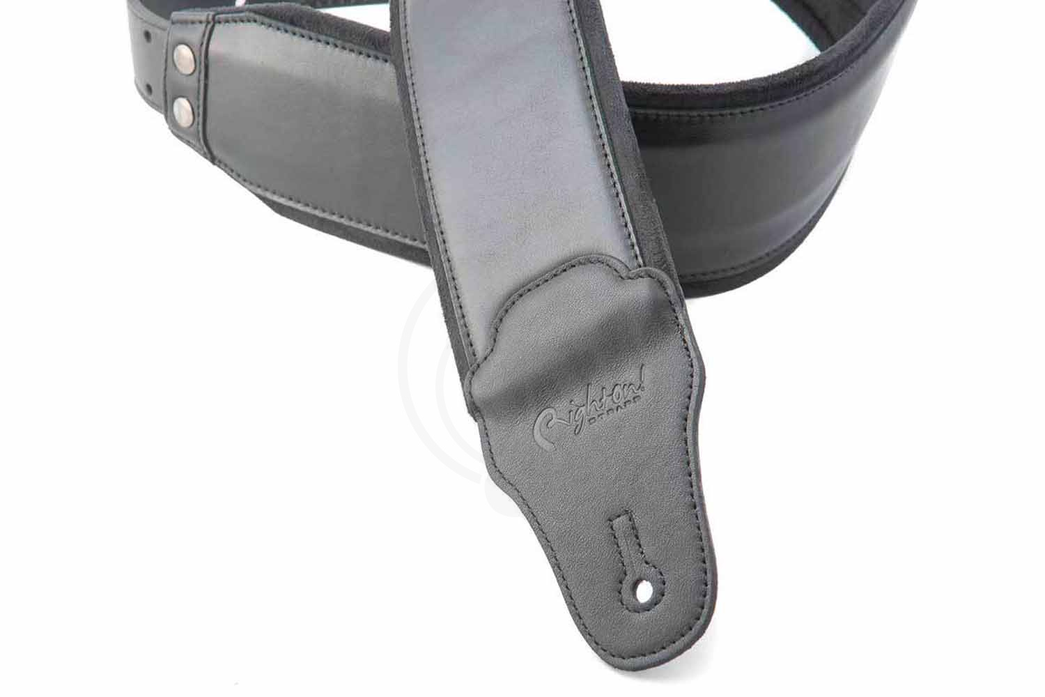 Ремень для гитары RightOn Straps Groove Smooth Black - Ремень для гитары кожаный - фото 3
