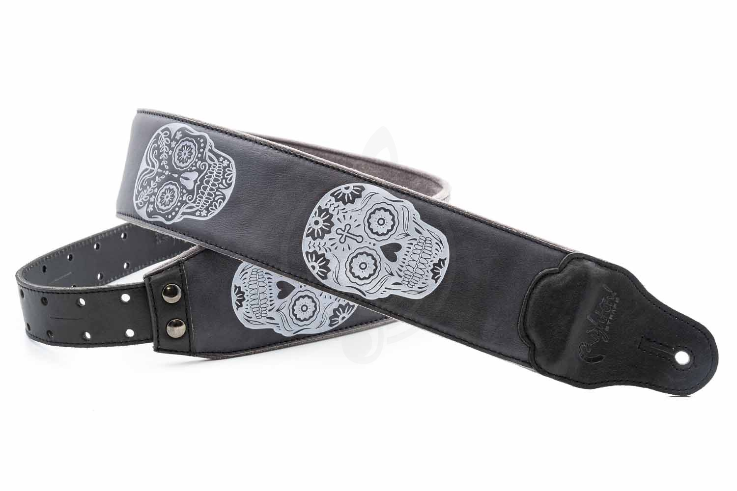 Ремень для гитары RightOn Straps Leathercraft Sugar Black - Ремень для гитары - фото 4