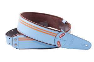 Изображение Ремень для гитары RightOn Straps Mojo Race Sonic Blue