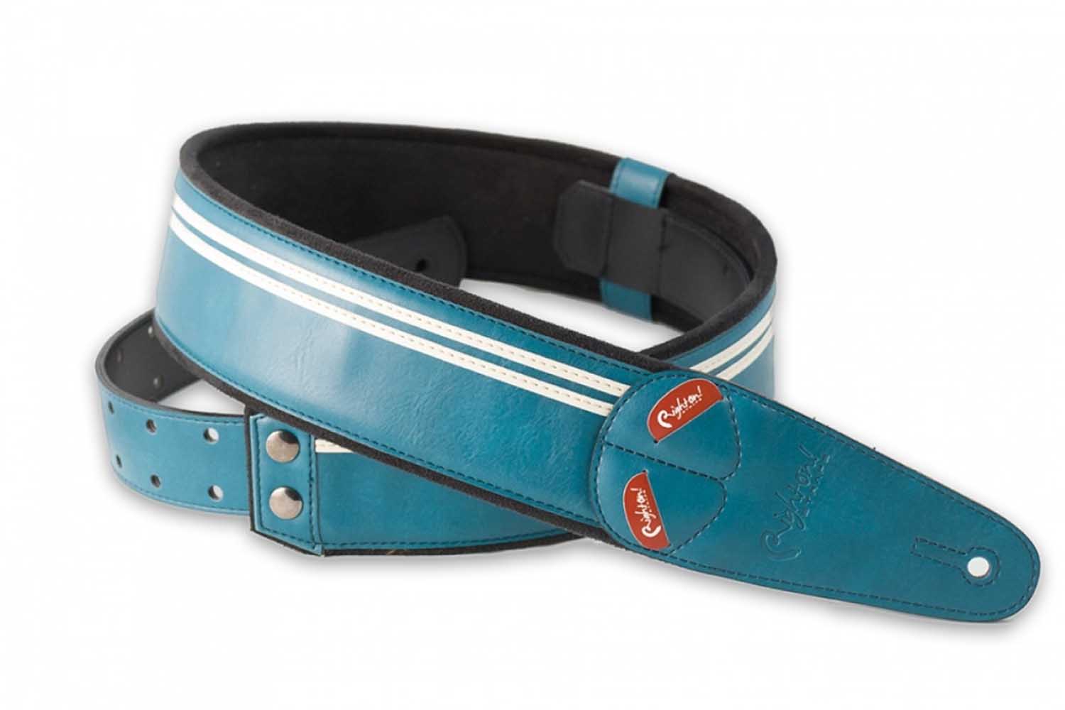 Ремень для гитары RightOn Straps Mojo Race Teal - Ремень для гитары - фото 1