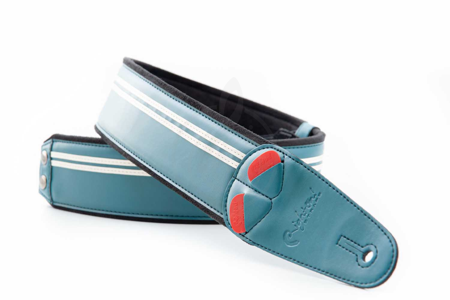 Ремень для гитары RightOn Straps Mojo Race Teal - Ремень для гитары - фото 2