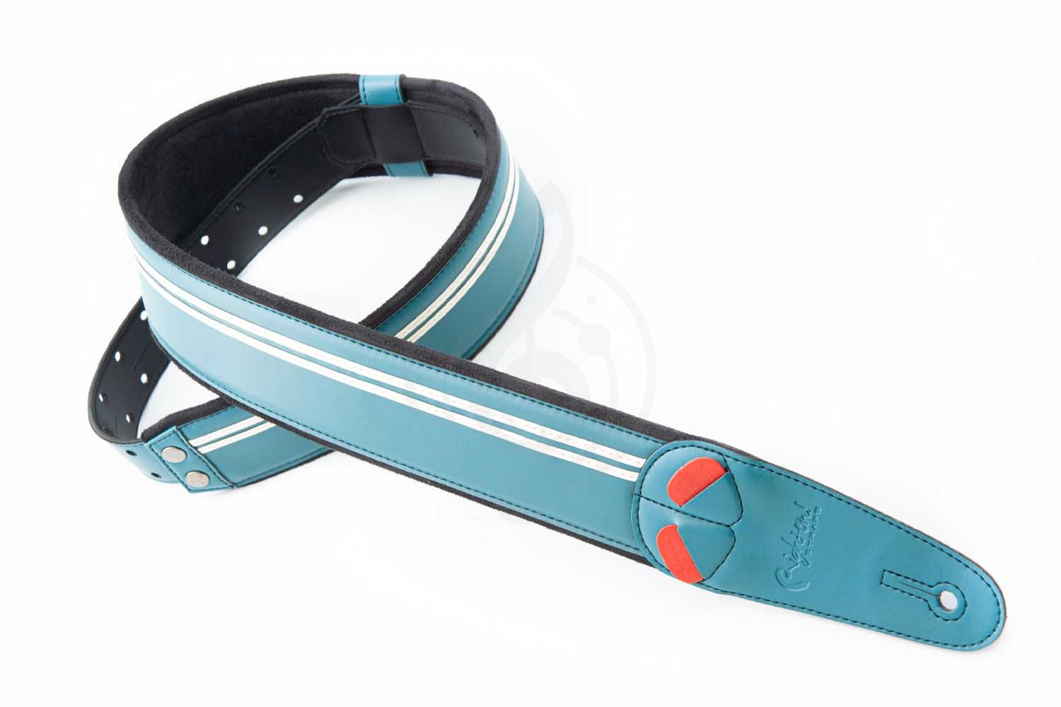 Ремень для гитары RightOn Straps Mojo Race Teal - Ремень для гитары - фото 10