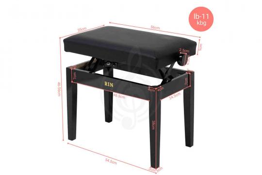Rin LB-11BKG - Банкетка - фото 12 Банкетка Rin LB-11BKG - Банкетка - фото 12
