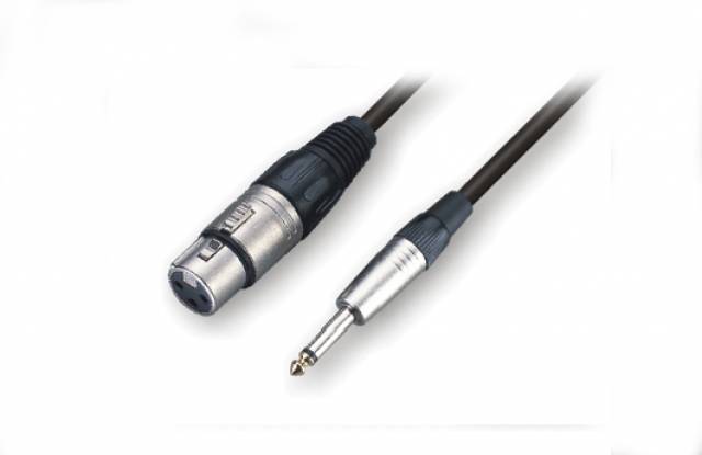 XLR-Jack микрофонный кабель ROXTONE MXJ004/10 Кабель микрофонный,  XLR- JACK 10м - фото 1