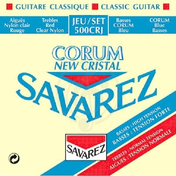 SAVAREZ 500 CRJ NEW CRISTAL CORUM Струны для классических гитар (29-33-41-29-34-44) - фото 1 Струны для классической гитары SAVAREZ 500 CRJ NEW CRISTAL CORUM Струны для классических гитар (29-33-41-29-34-44) - фото 1