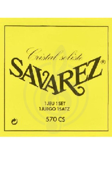 Струны для классической гитары SAVAREZ 570 CS CRISTAL SOLISTE Струны для классических гитар (29-33-41-29-35-44) - фото 1