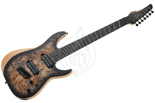 Schecter REAPER-7 Multiscale SCB - Электрогитара - фото 1 Электрогитара Stratocaster Schecter REAPER-7 Multiscale SCB - Электрогитара - фото 1