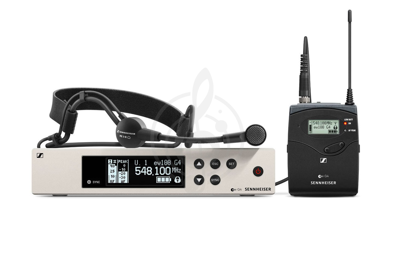 Радиосистема с головным микрофоном SENNHEISER EW 100 G4-ME3-A - Радиосистема с головным микрофоном - фото 1