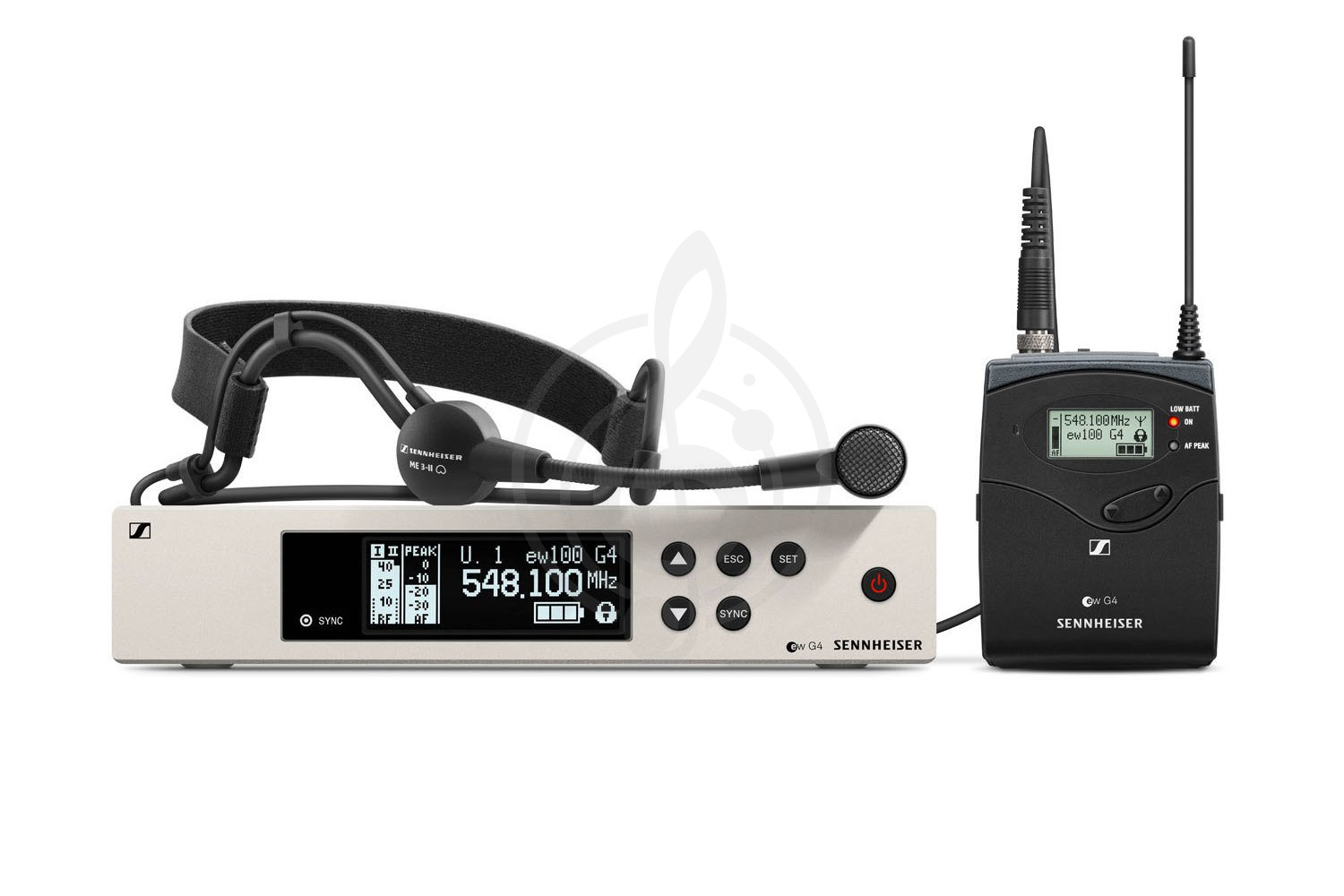 Радиосистема с головным микрофоном SENNHEISER EW 100 G4-ME3-A1 - Радиосистема с головным микрофоном - фото 1