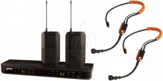 SHURE BLX188E/SM35 M17 двухканальная радиосистема с двумя головными микрофонами - фото 2 Радиосистема с головным микрофоном SHURE BLX188E/SM35 M17 двухканальная радиосистема с двумя головными микрофонами - фото 2