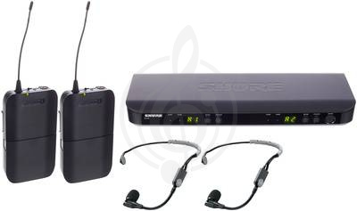 SHURE BLX188E/SM35 M17 двухканальная радиосистема с двумя головными микрофонами - фото 1 Радиосистема с головным микрофоном SHURE BLX188E/SM35 M17 двухканальная радиосистема с двумя головными микрофонами - фото 1
