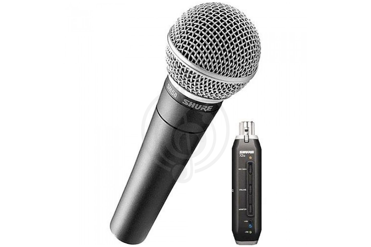 Инструментальный микрофон SHURE SM58-X2U - инструментальный микрофон - фото 1