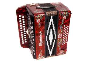 Изображение Шуйская гармонь S32XL-A-RED "Шуйская" 25х25-III-2 - Гармонь