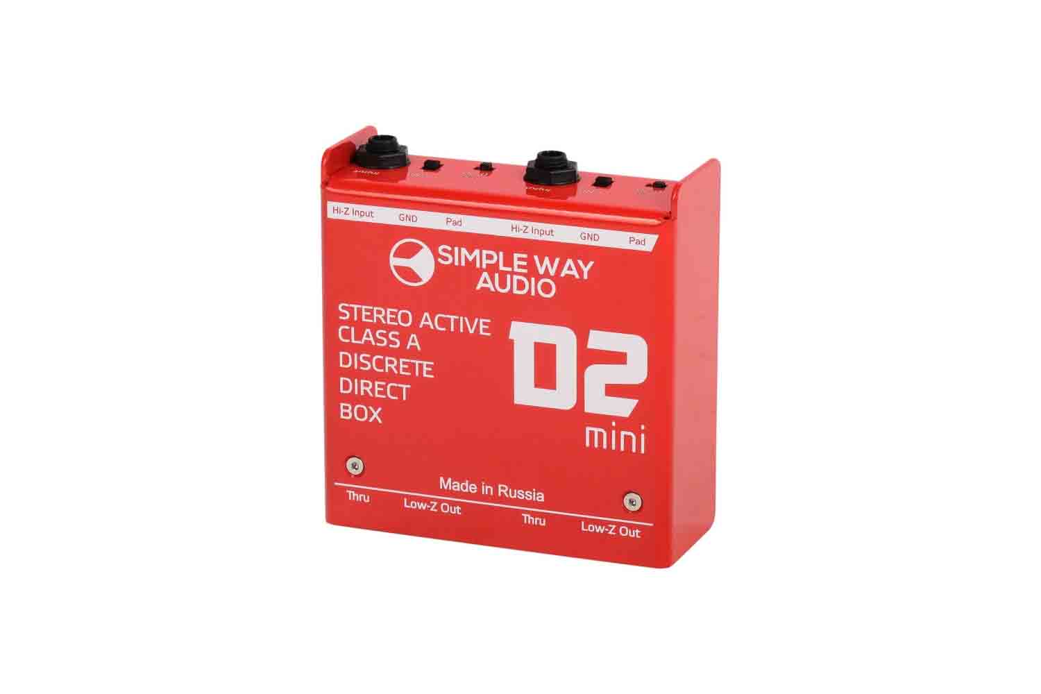 DI-box Simpleway Audio D2mini D.I. Box - Дибокс, преобразователь сигнала для гитары - фото 1