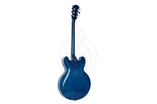 Smige S-G16-TBL - Электрогитара арктоп, синяя - фото 4 Полуакустическая электрогитара Smige S-G16-TBL - Электрогитара арктоп, синяя - фото 4