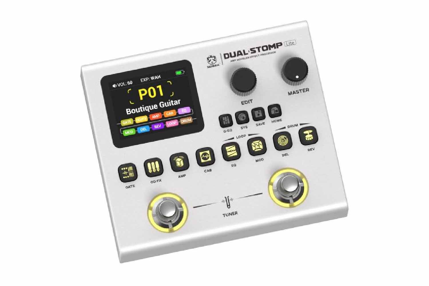 Процессор эффектов SORAN JME-02 Dual Stomp Lite - Процессор эффектов - фото 1