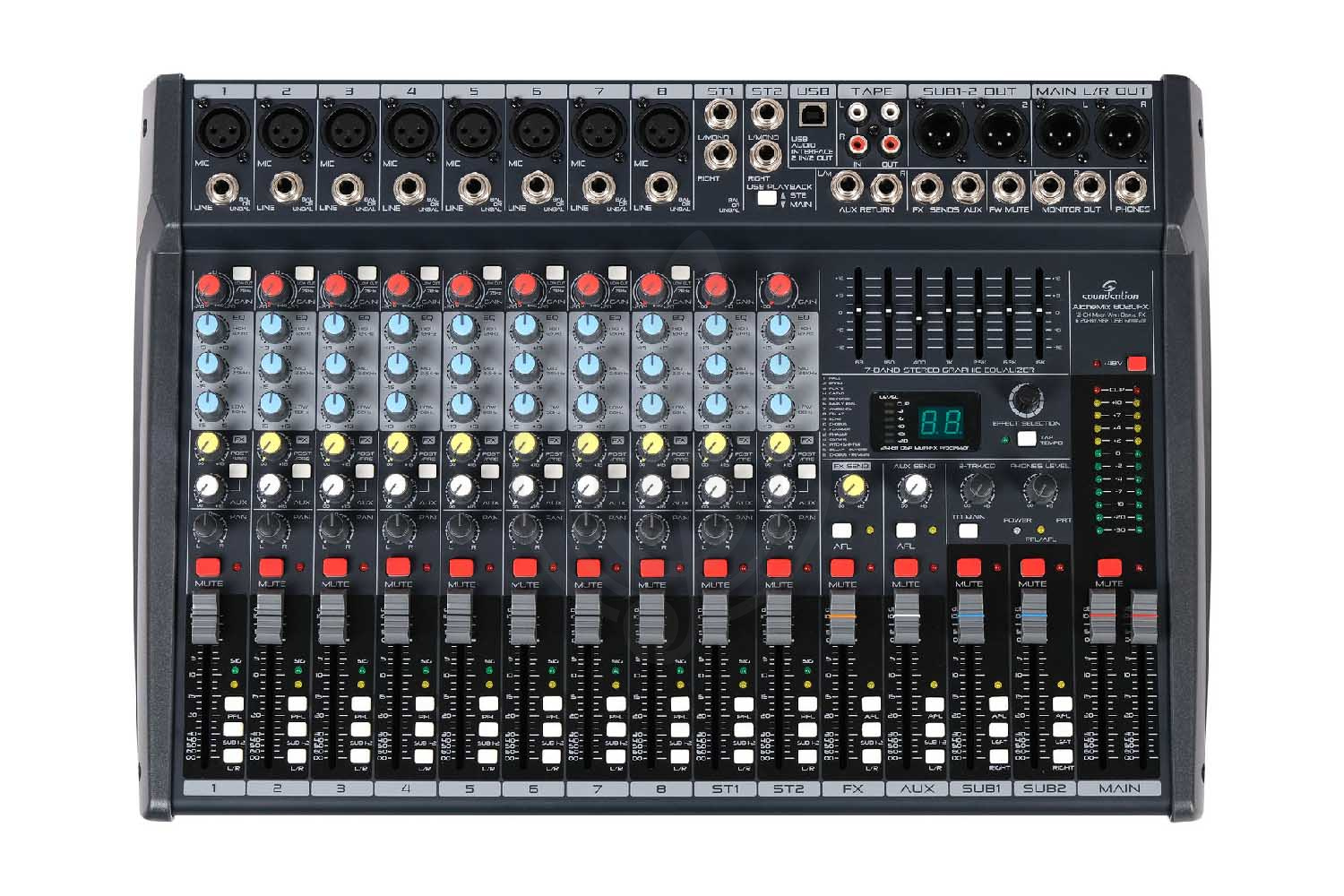 Цифровой микшер Soundsation Alchemix-802UFX - Микшерный пульт - фото 5