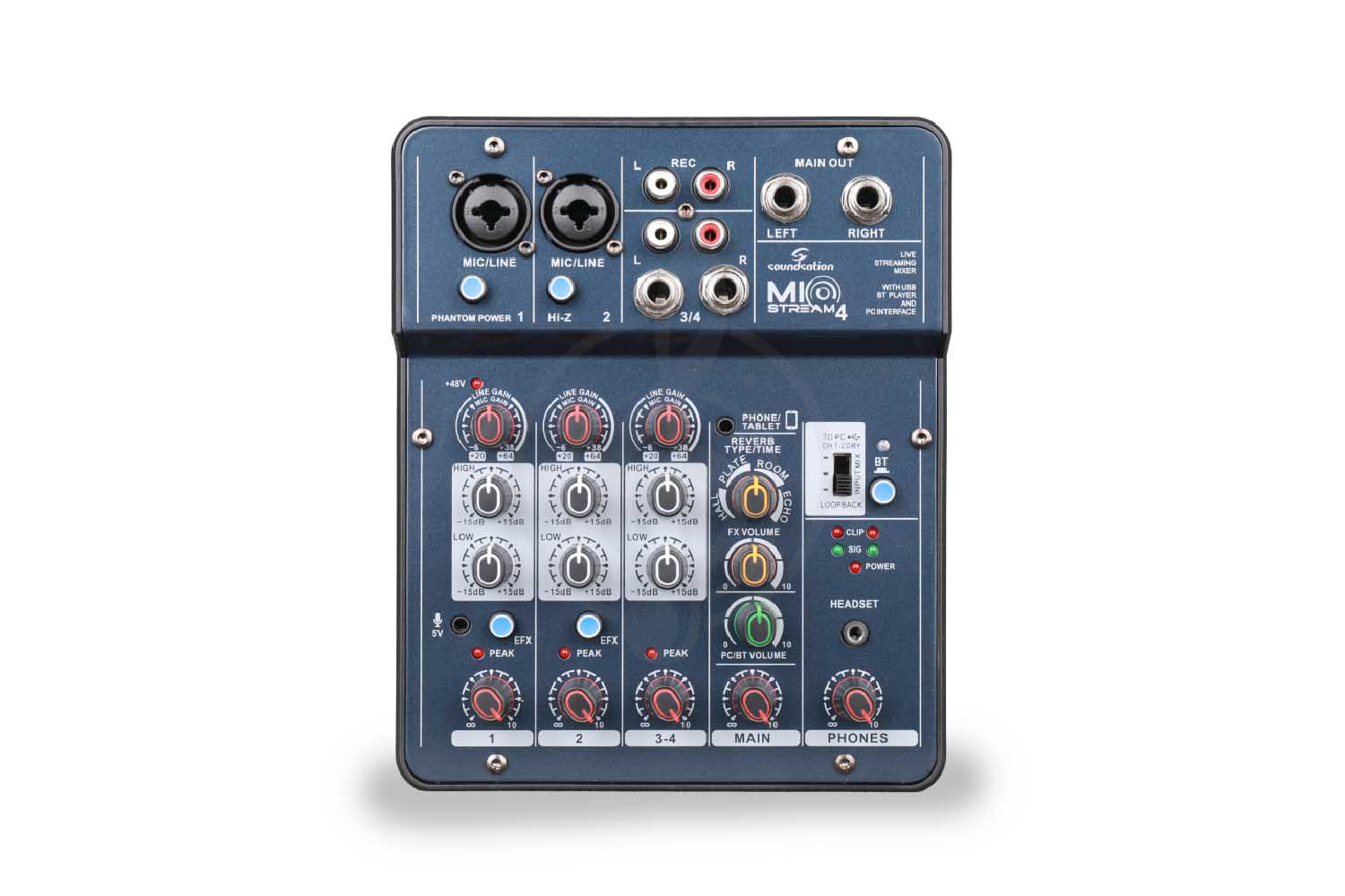 Аналоговый микшер Soundsation MioStream4 - Микшерный пульт - фото 3