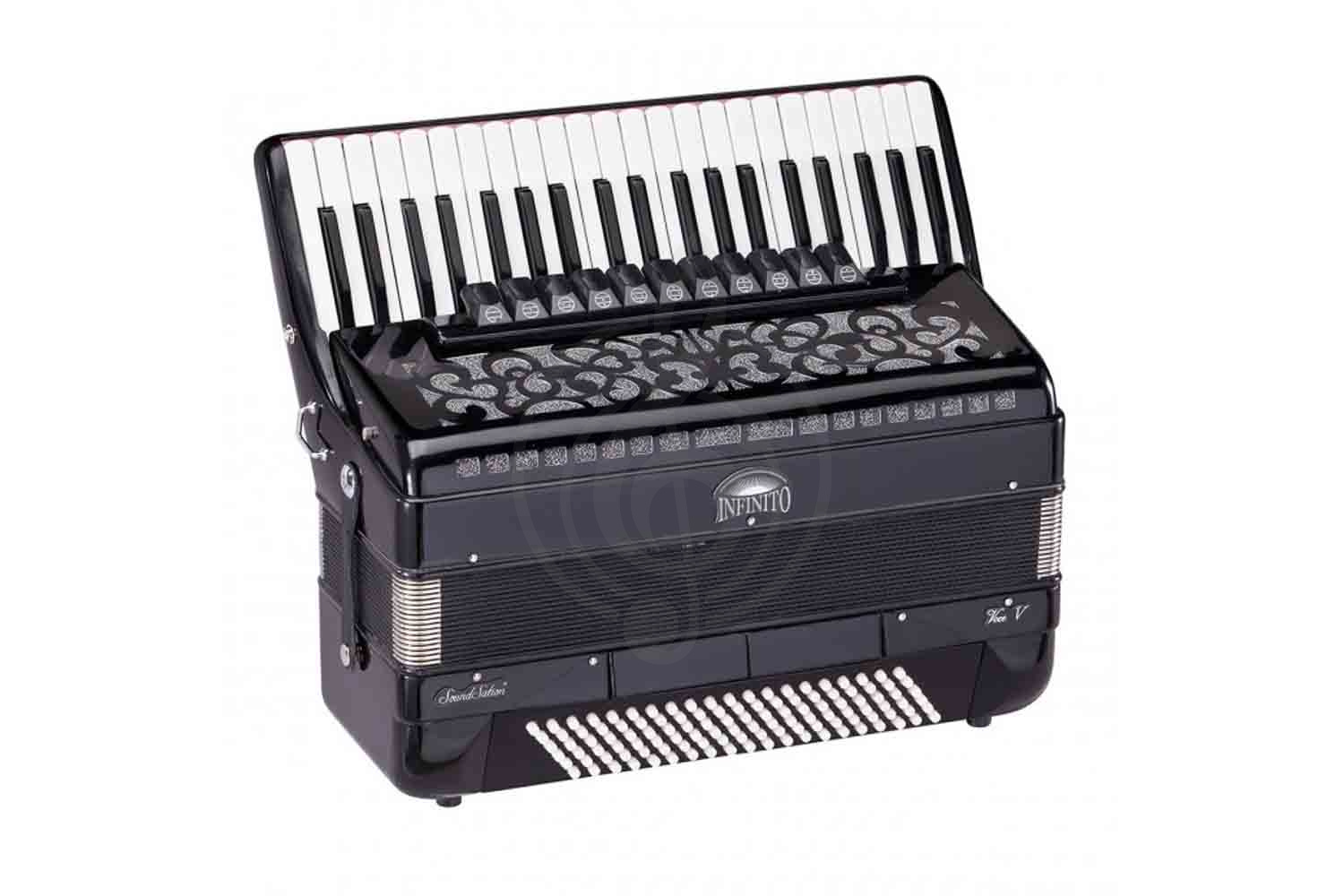 Аккордеон 4/4 Soundsation VOCE-V-B41120-BK Infinito Аккордеон 41/120-11/2, черный - фото 2