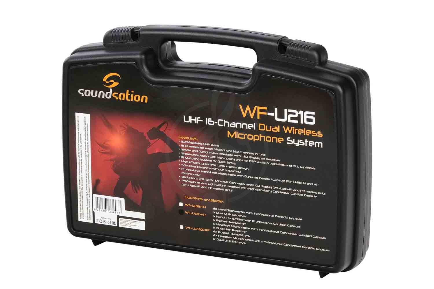 Радиосистема с ручным передатчиком Soundsation WF-U216HP - Беспроводная микрофонная система - фото 5
