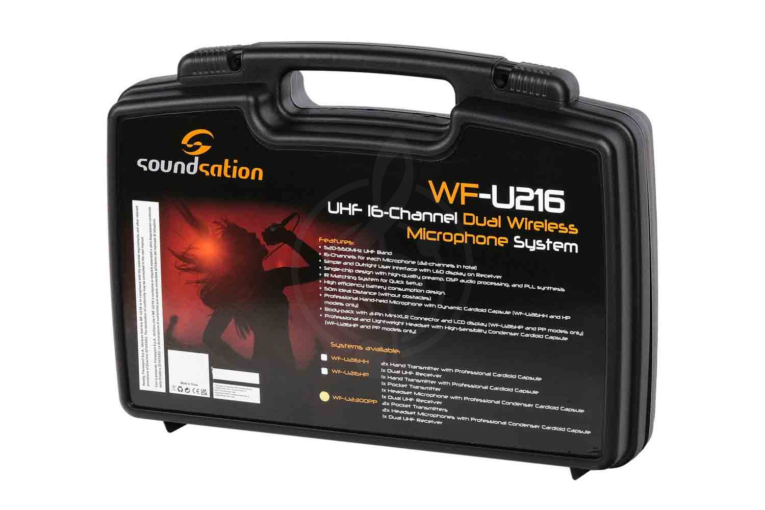 Радиосистема с головным микрофоном Soundsation WF-U216PP - Беспроводная микрофонная система - фото 3