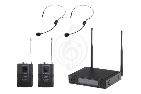 Радиосистема с головным микрофоном Soundsation WF-U2302PP - Беспроводная микрофонная система - фото 1