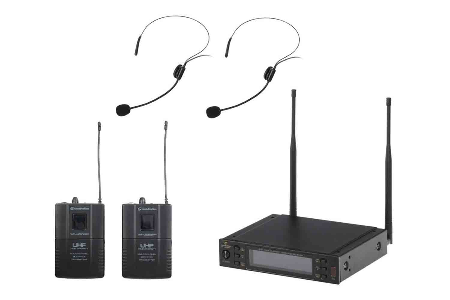 Радиосистема с головным микрофоном Soundsation WF-U2302PP - Беспроводная микрофонная система - фото 1